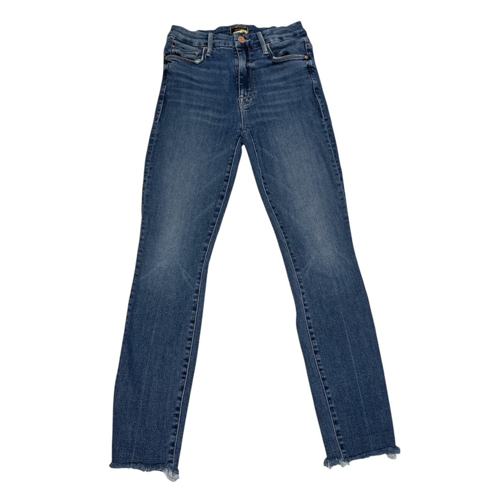 MOTHER‎ High-Waisted Looker Ankle Fray Skinny Jeans – Size 24